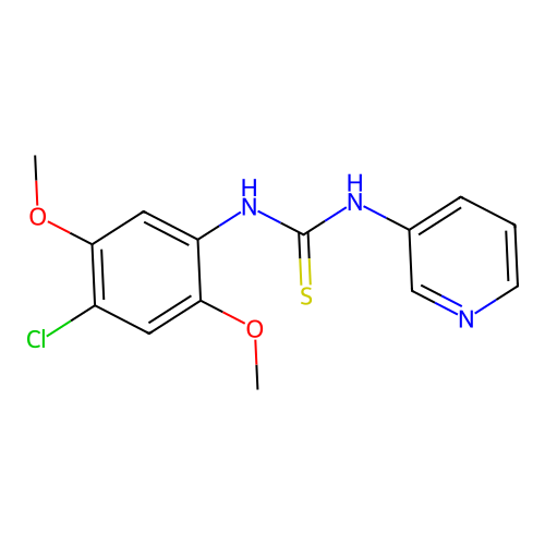 1-(4-Chloro-2,5-dimethoxyphenyl)-3-pyridin-3-ylthiourea structure