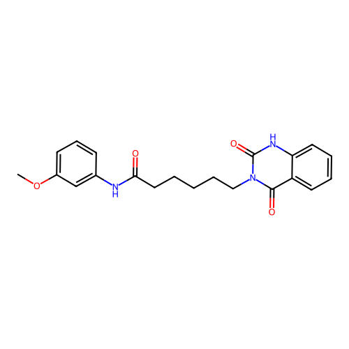 6-(2-hydroxy-4-oxoquinazolin-3(4H)-yl)-N-(3-methoxyphenyl)hexanamide structure