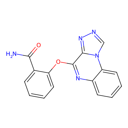 2-([1,2,4]Triazolo[4,3-a]quinoxalin-4-yloxy)benzamide structure