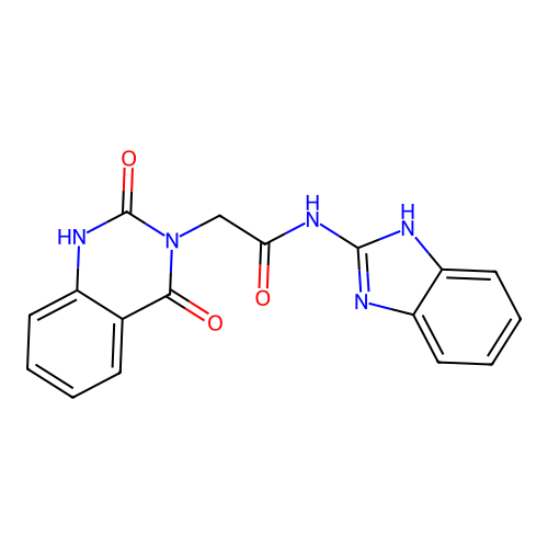 N-(1H-benzimidazol-2-yl)-2-(2-hydroxy-4-oxoquinazolin-3(4H)-yl)acetamide structure