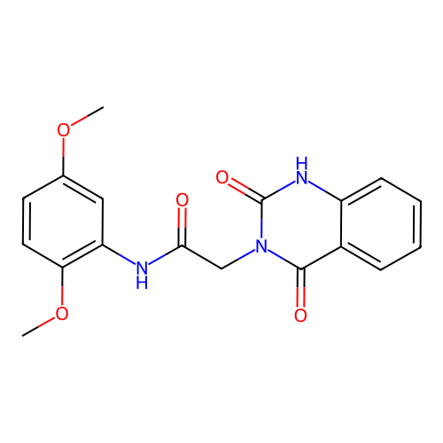 N-(2,5-dimethoxyphenyl)-2-(2-hydroxy-4-oxoquinazolin-3(4H)-yl)acetamide structure