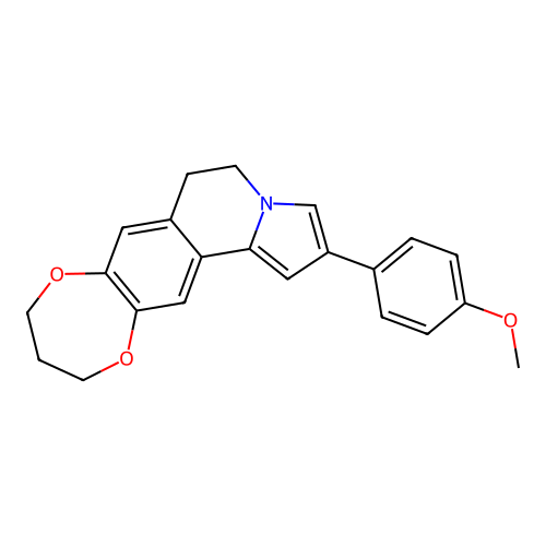 C22H21NO3 structure