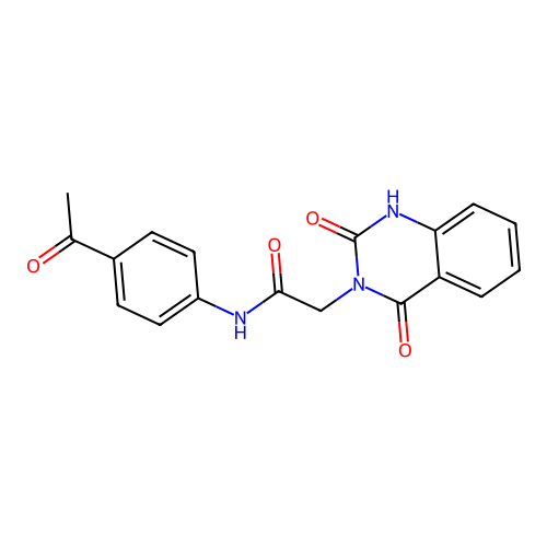 N-(4-acetylphenyl)-2-(2-hydroxy-4-oxoquinazolin-3(4H)-yl)acetamide structure