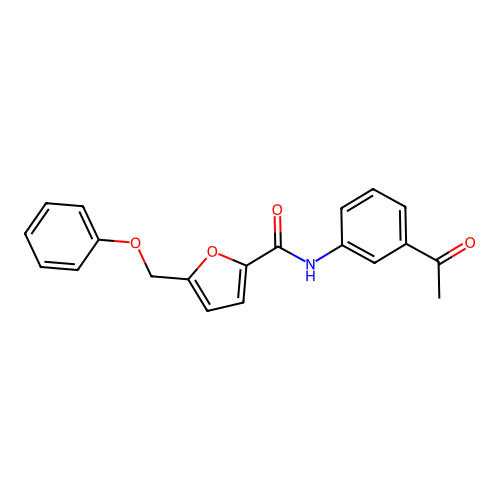 N-(3-acetylphenyl)-5-(phenoxymethyl)furan-2-carboxamide structure