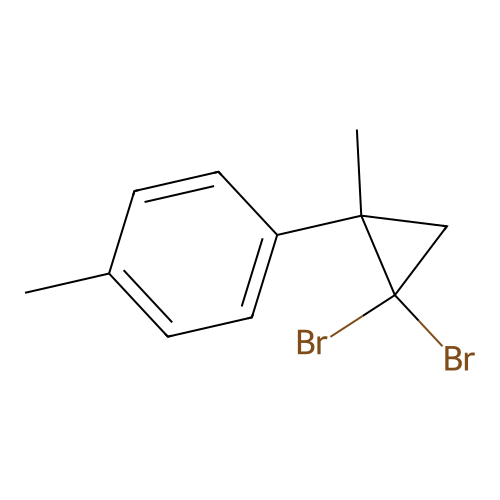 1-(2,2-Dibromo-1-methylcyclopropyl)-4-methylbenzene structure