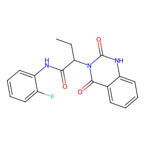 N-(2-fluorophenyl)-2-(2-hydroxy-4-oxoquinazolin-3(4H)-yl)butanamide structure