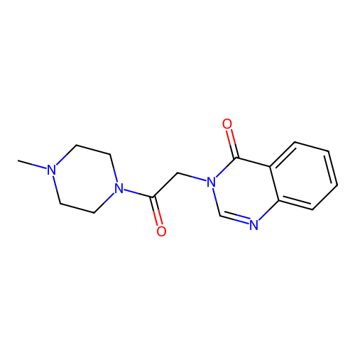 3-[2-(4-methylpiperazino)-2-oxoethyl]-4(3H)-quinazolinone structure
