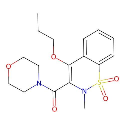 (2-methyl-1,1-dioxo-4-propoxy-1 structure