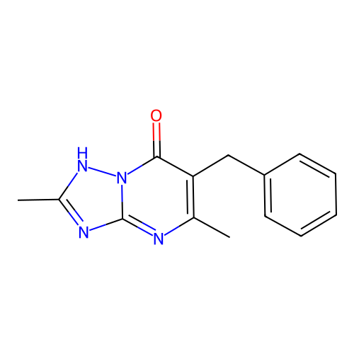 6-benzyl-2,5-dimethyl[1,2,4]triazolo[1,5-a]pyrimidin-7(4H)-one structure