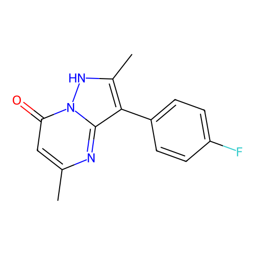 3-(4-Fluorophenyl)-2,5-dimethylpyrazolo[1,5-a]pyrimidin-7-ol structure