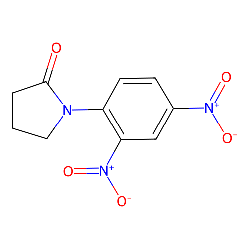 1-(2,4-Dinitrophenyl)pyrrolidin-2-one structure