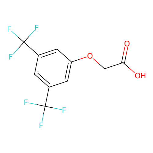 2-[3,5-bis(trifluoromethyl)phenoxy]acetic Acid structure