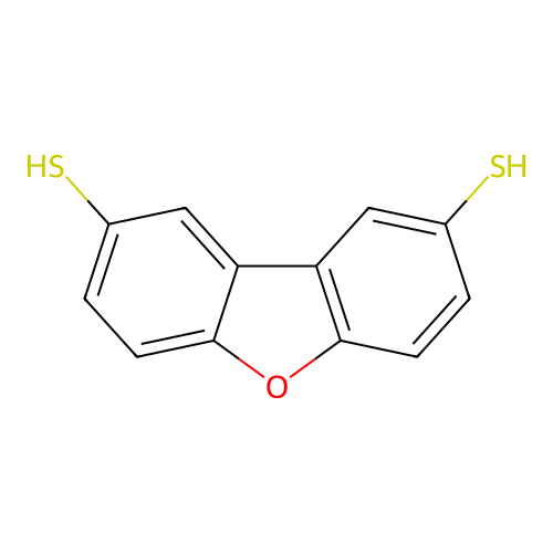 Dibenzofuran-2,8-dithiol structure