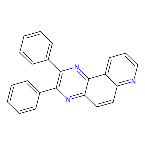 2,3-Diphenylpyrido[3,2-f]quinoxaline structure