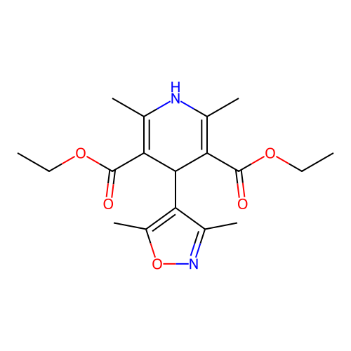 diethyl 4-(3,5-dimethyl-1,2-oxazol-4-yl)-2,6-dimethyl-1,4-di structure