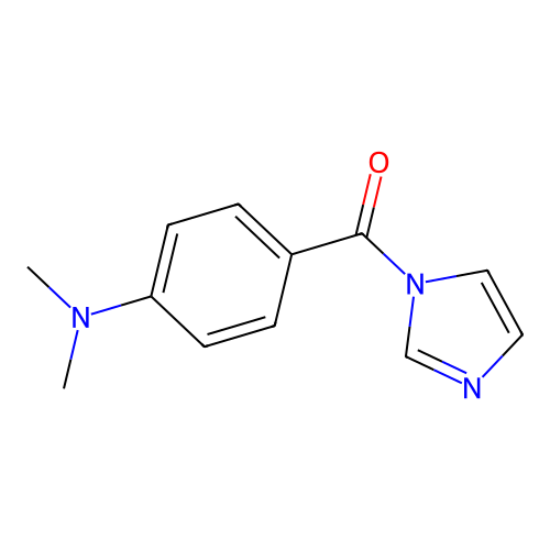 Imidazole, 1-[4-dimethylaminobenzoyl]- structure