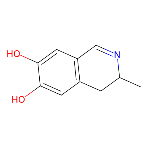 3-Methyl-3,4-dihydroisoquinoline-6,7-diol structure