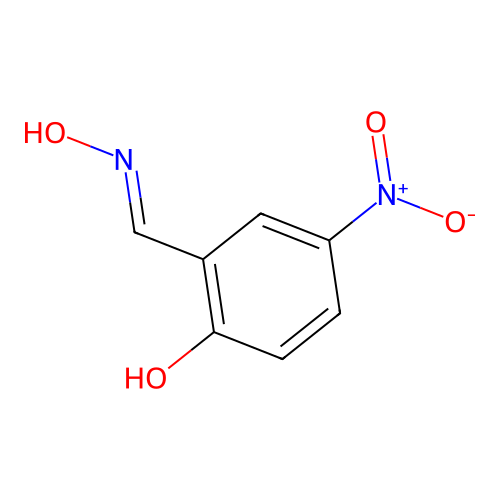 2-Hydroxy-5-nitrobenzaldehyde oxime structure