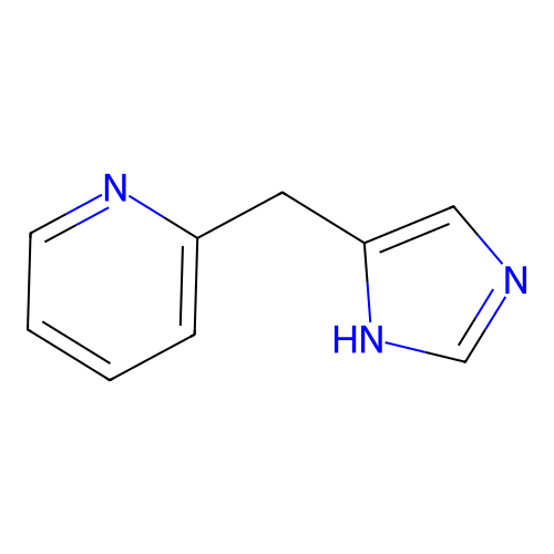 2-((1H-imidazol-4-yl)methyl)pyridine structure