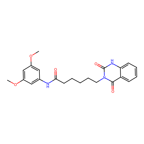 N-(3,5-dimethoxyphenyl)-6-(2-hydroxy-4-oxoquinazolin-3(4H)-yl)hexanamide structure