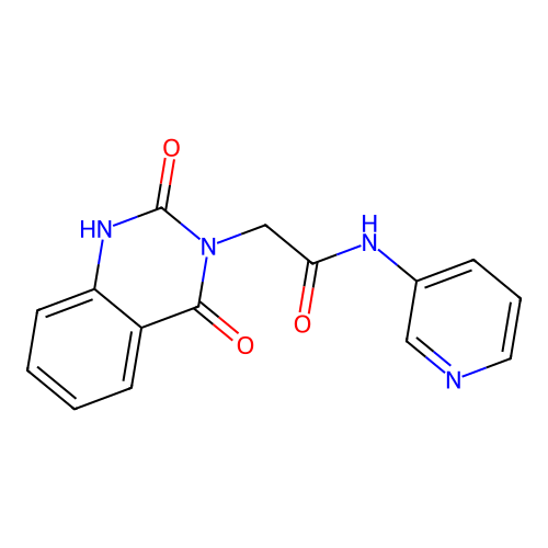 2-(2-hydroxy-4-oxoquinazolin-3(4H)-yl)-N-(pyridin-3-yl)acetamide structure