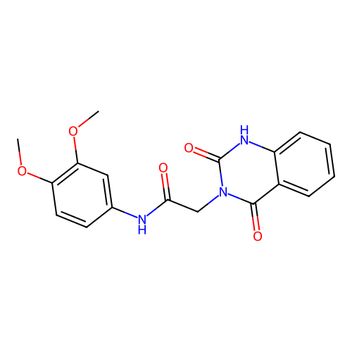 N-(3,4-dimethoxyphenyl)-2-(2-hydroxy-4-oxoquinazolin-3(4H)-yl)acetamide structure