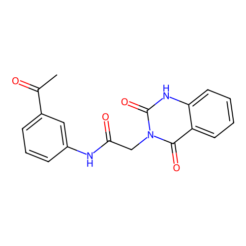 N-(3-acetylphenyl)-2-(2-hydroxy-4-oxoquinazolin-3(4H)-yl)acetamide structure