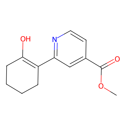 Methyl 2-(2-hydroxycyclohex-1-enyl)pyridine-4-carboxylate structure