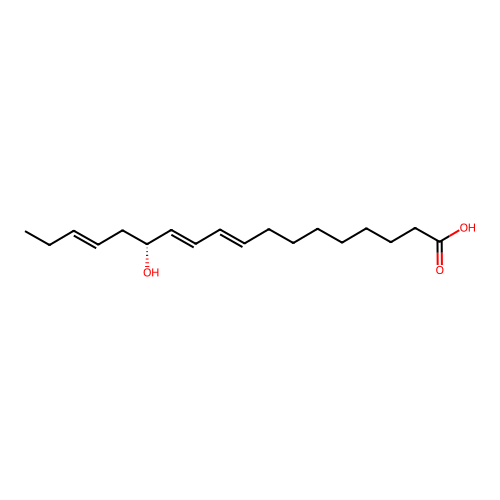 (9E,11E,13R,15E)-13-hydroxyoctadeca-9,11,15-trienoic acid structure