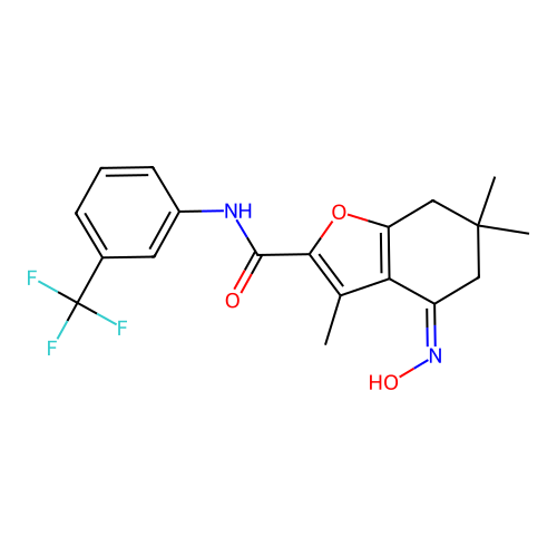C19H19F3N2O3 structure