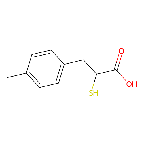 3-(4-Methylphenyl)-2-sulfanylpropanoic acid structure