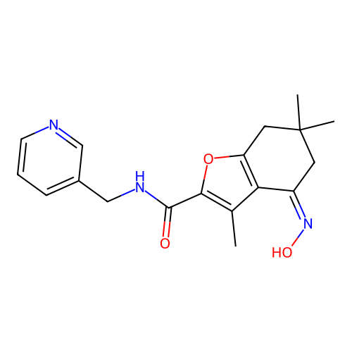 C18H21N3O3 structure