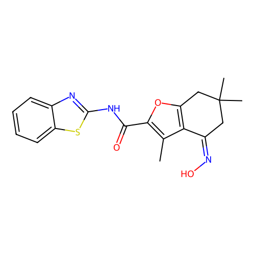 C19H19N3O3S structure