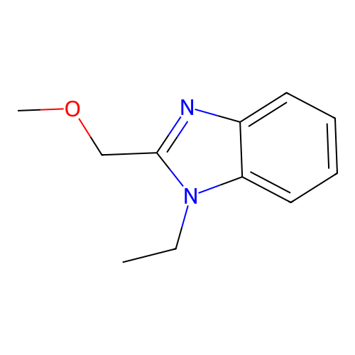 1-ethyl-2-(methoxymethyl)-1H-benzimidazole structure