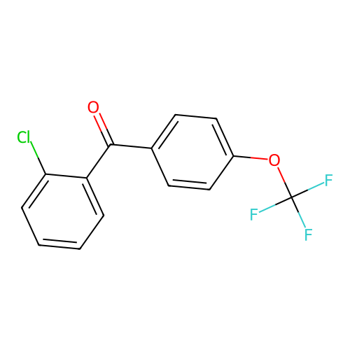 2'-Chloro-4-trifluoromethoxybenzophenone structure