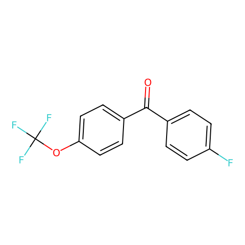 4'-Fluoro-4-trifluoromethoxybenzophenone structure