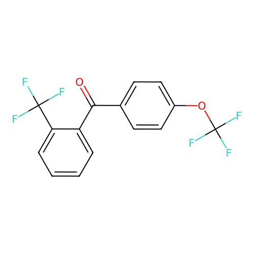 4-Trifluoromethoxy-2'-trifluoromethylbenzophenone structure