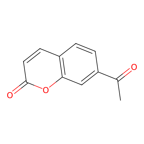 7-Acetocoumarin structure
