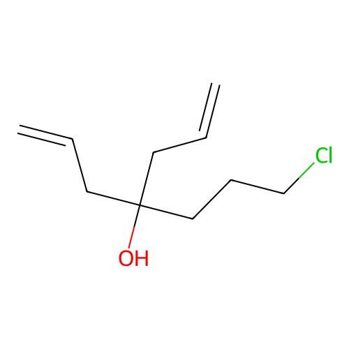 4-(3-Chloropropyl)hepta-1,6-dien-4-ol structure