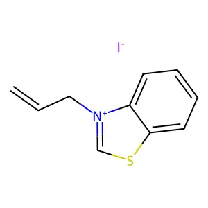 Benzothiazolium, 3-(2-propenyl)-, iodide structure