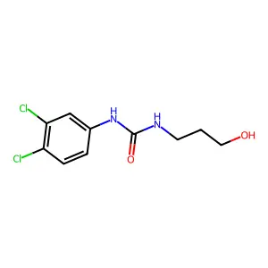 Urea, N-(3,4-dichlorophenyl)-N'-(3-hydroxypropyl)- structure