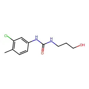 3-(3-Chloro-4-methylphenyl)-1-(3-hydroxypropyl)urea structure