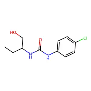 1-(4-Chlorophenyl)-3-(1-hydroxybutan-2-yl)urea structure