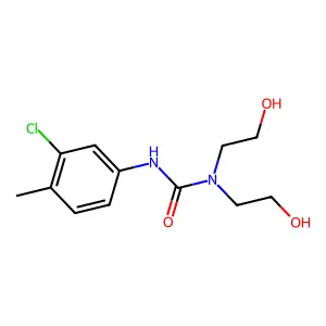 3-(3-Chloro-4-methylphenyl)-1,1-bis(2-hydroxyethyl)urea structure