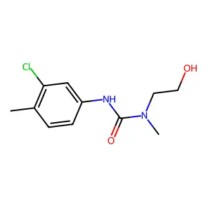 3-(3-Chloro-4-methylphenyl)-1-(2-hydroxyethyl)-1-methylurea structure