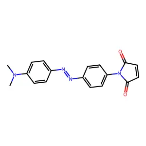 4-Dimethylaminophenylazophenyl-4'-maleimide structure