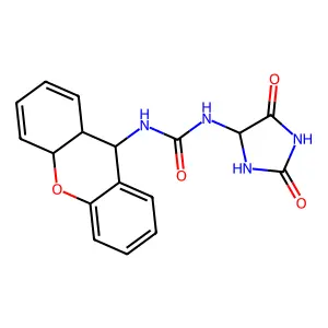 Xanthylallantoin structure