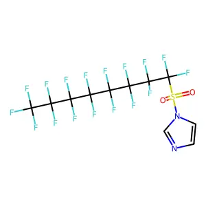1H-Imidazole, 1-((heptadecafluorooctyl)sulfonyl)- structure