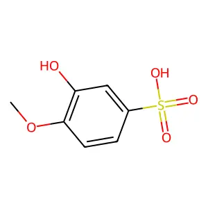 3-羟基-4-甲氧基苯磺酸 structure
