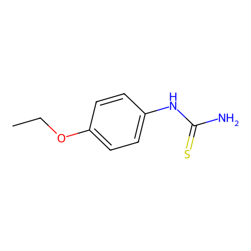 4-Ethoxyphenylthiourea structure